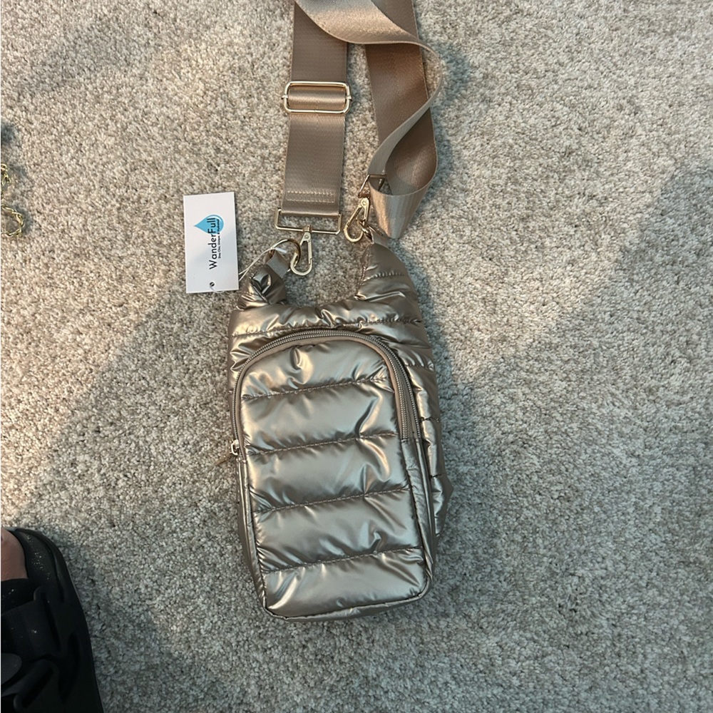 Metallic Crossbody Bag